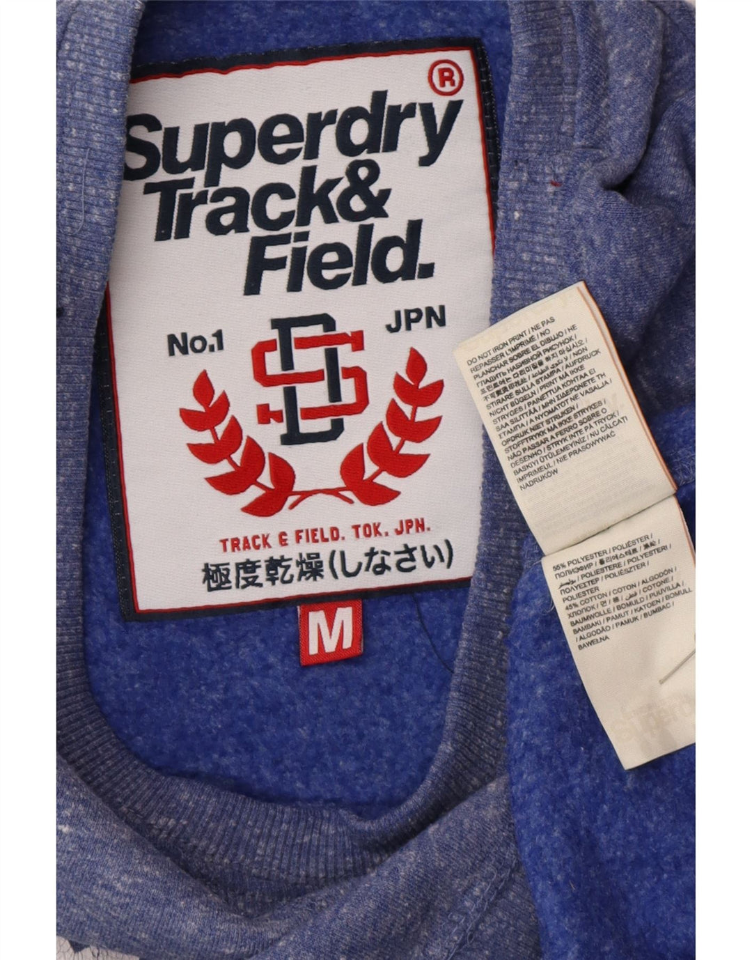 Γυναικεία φούτερ στίβου SUPERDRY Jumper UK 14 Medium Blue Flecked