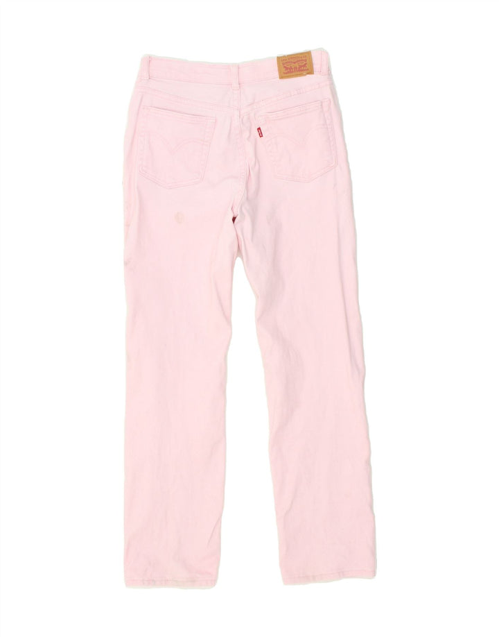 LEVI'S Girls Straight Jeans 15-16 Years W28 L28 Pink Cotton | Vintage Levi's | Thrift | Second-Hand Levi's | Used Clothing | Messina Hembry 