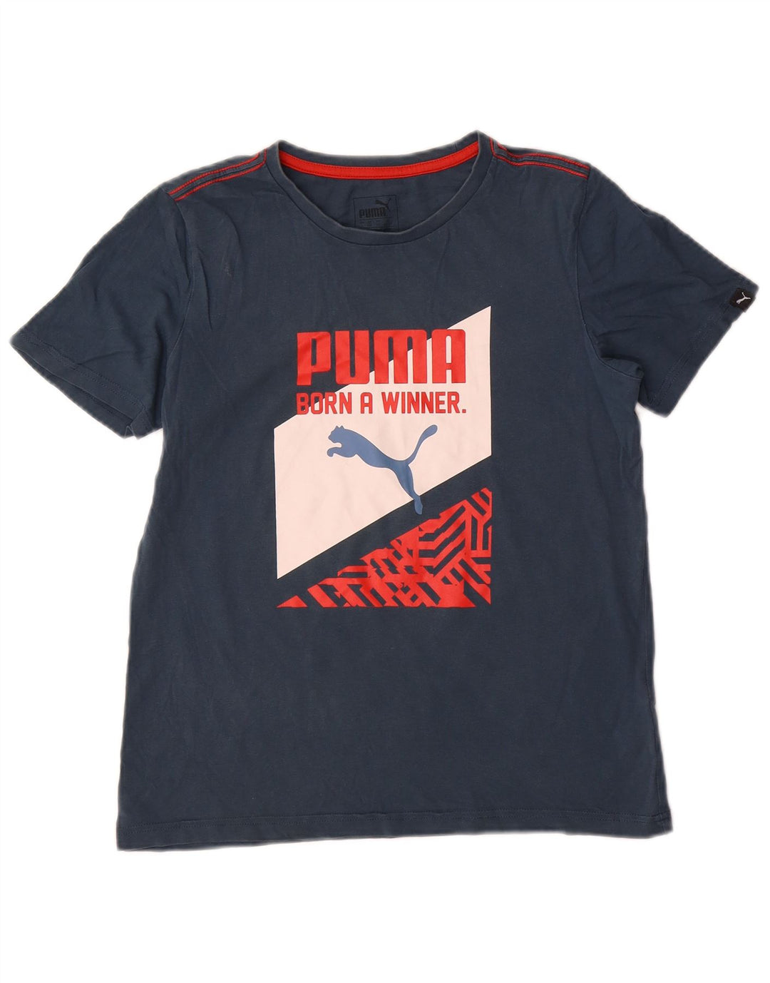 Γραφικό T-Shirt PUMA Boys Top 11-12 Years Navy Blue