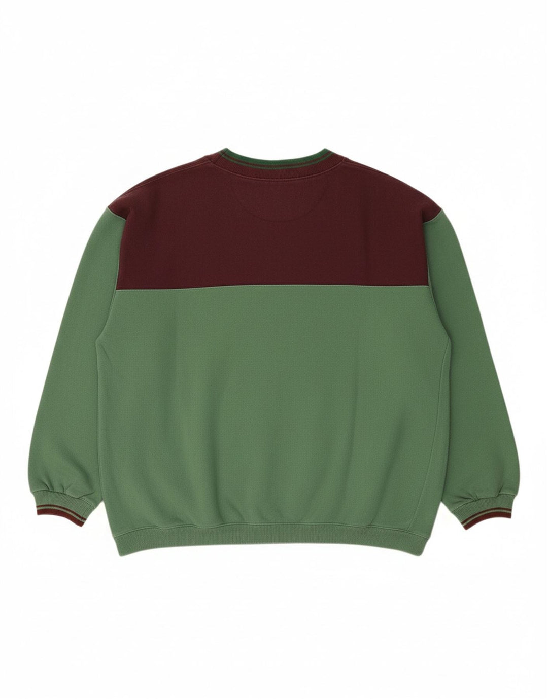COMPAGNIE CANADIENNE Mens Sweatshirt Jumper Large Green Colourblock