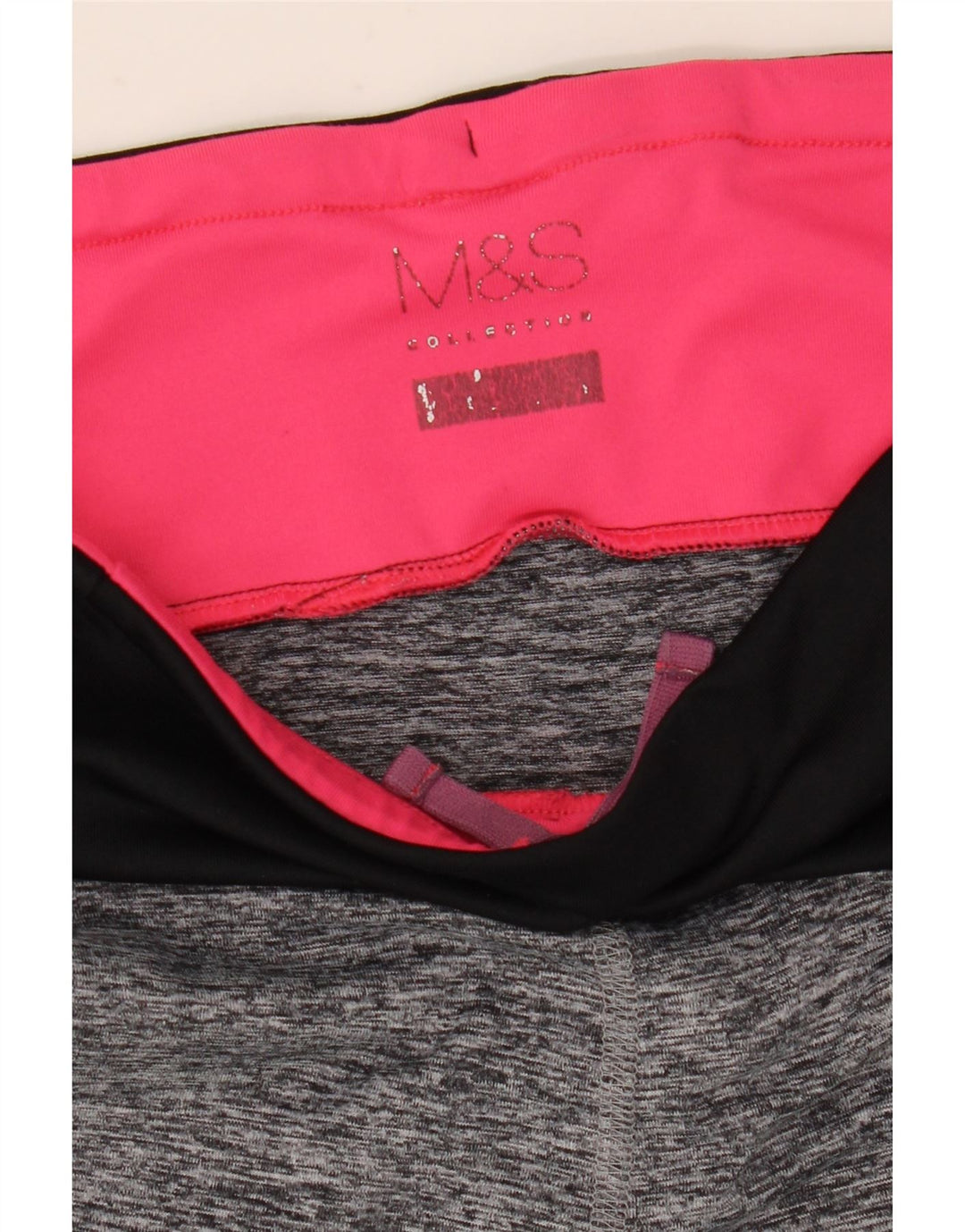 MARKS & SPENCER Γυναικεία κολάν Capri UK 10 Small Grey Colourblock