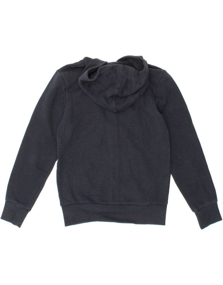 CONVERSE Boys Zip Hoodie Sweater 10-11 Years Medium Navy Blue Vintage Converse and Second-Hand Converse from Messina Hembry 