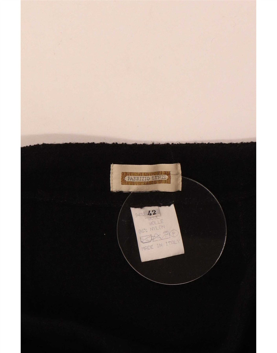 Fabrizio Lenzi Γυναικεία Φούστα Wrap IT 42 Medium W26 Black Wool