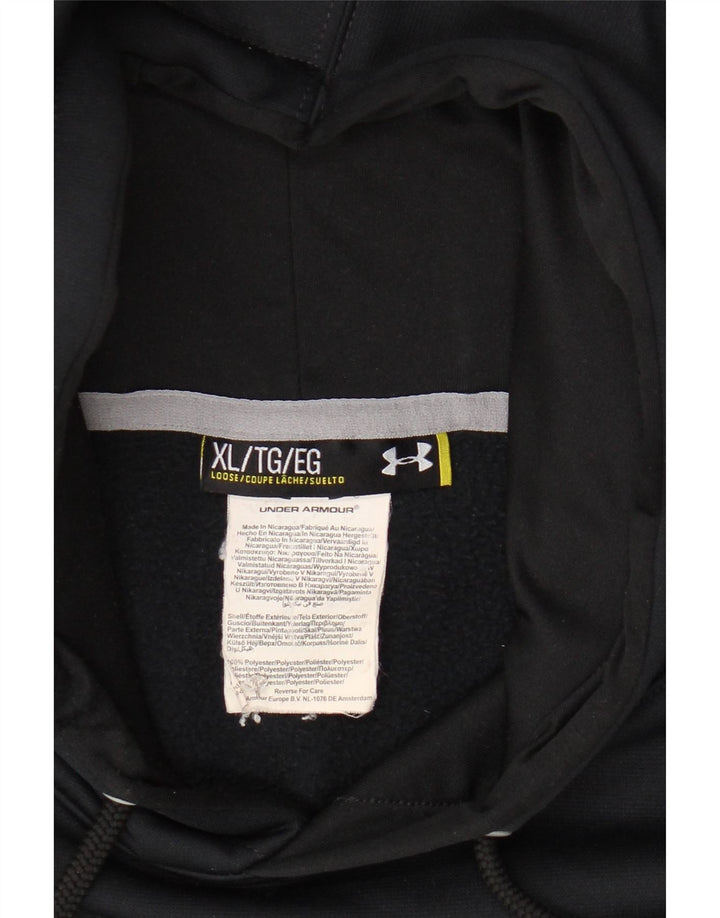 UNDER ARMOR Ανδρικό γραφικό κουκούλα Jumper XL Navy Blue Polyester