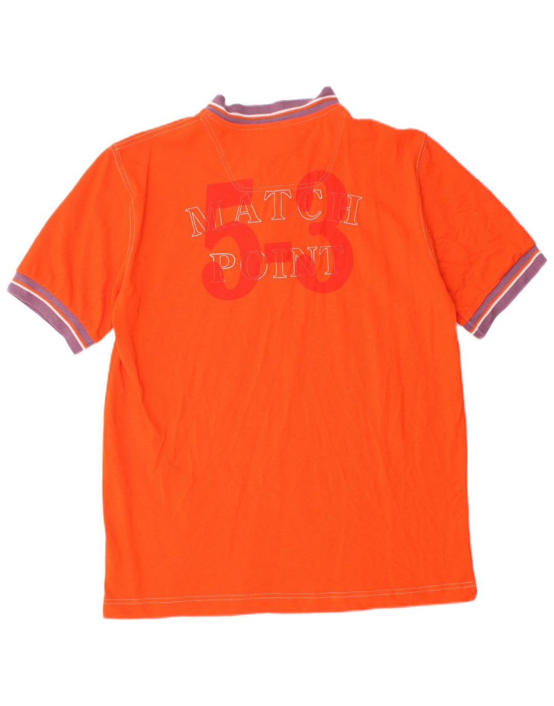 Ανδρικό πουκάμισο πόλο Diadora XL πορτοκαλί βαμβακερό