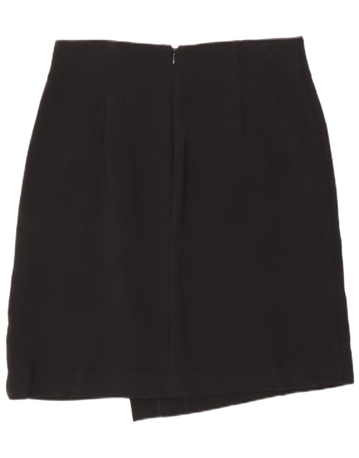 Marks & Spencer Γυναικεία Pencil Φούστα UK 12 Medium W30 Black Polyester
