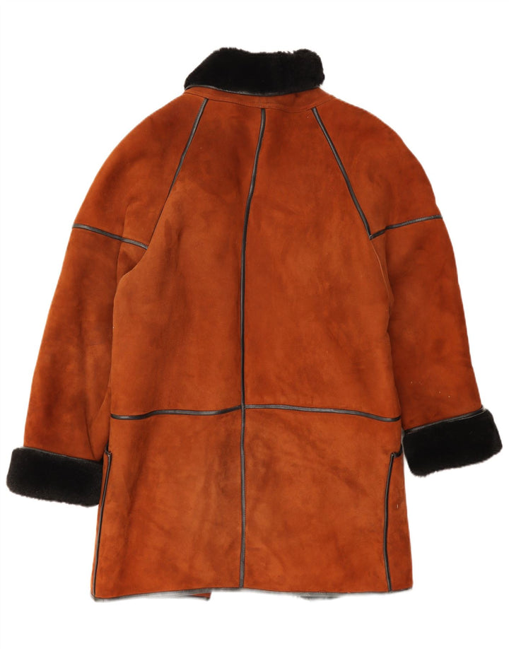Vintage Γυναικείο Παλτό Shearling Oversized EU 38 Μεσαίο Καφέ