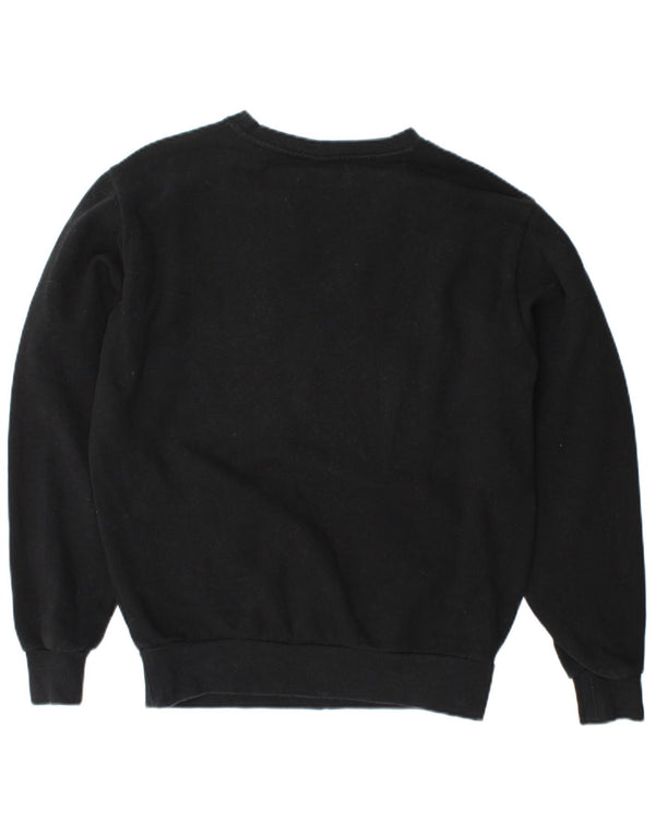 ELLESSE Γυναικείο Φούτερ με γραφικό μεγάλο μέγεθος Jumper UK 10 Small Black