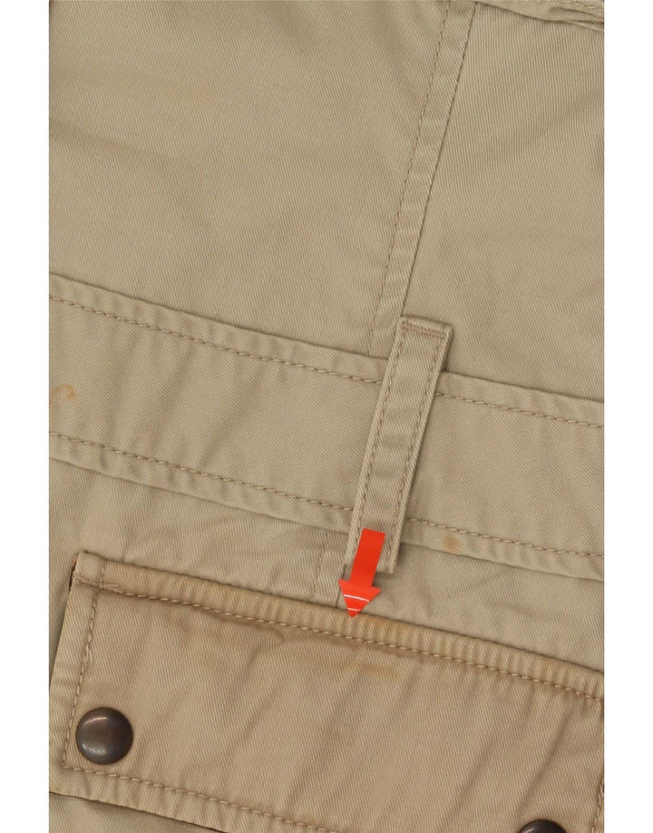 Lee Womens Utility Jacket UK 14 Medium Beige Βαμβακερό