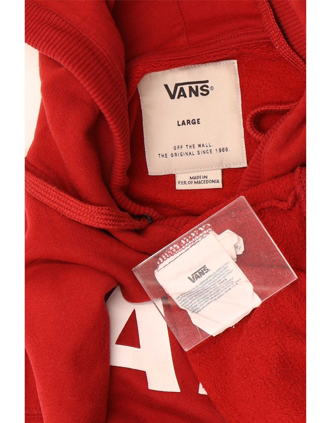 Ανδρικό Vans Graphic Hoodie Jumper μεγάλο κόκκινο βαμβακερό