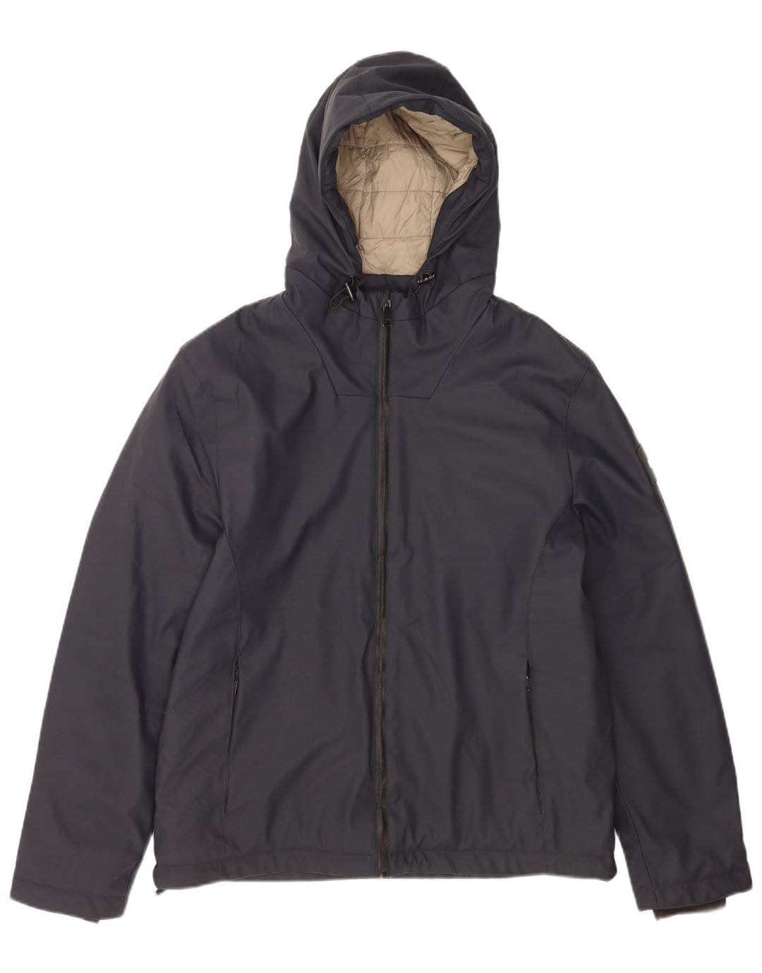 Ανδρικό μπουφάν με κουκούλα Liu Jo UK 40 Μεγάλο Navy Blue Polyester