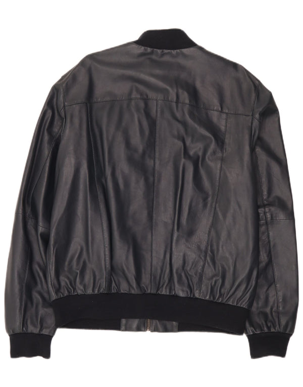 Ανδρικό δερμάτινο μπουφάν Conbipel Bomber IT 56 2XL Navy Blue