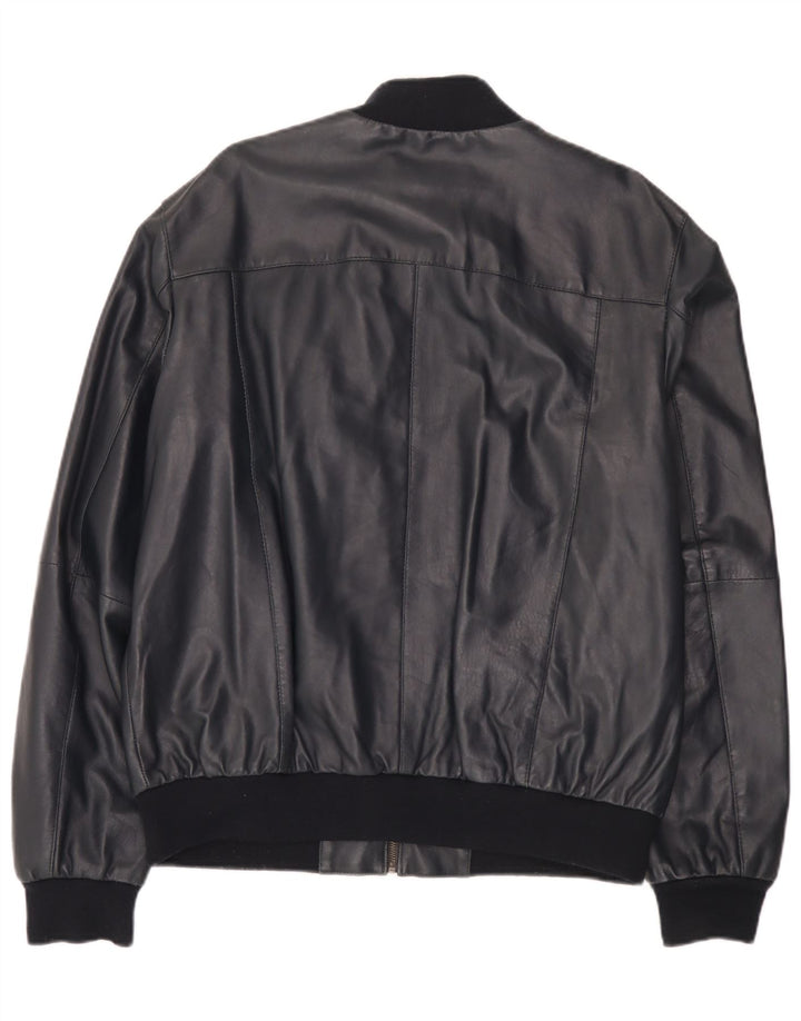 Ανδρικό δερμάτινο μπουφάν Conbipel Bomber IT 56 2XL Navy Blue