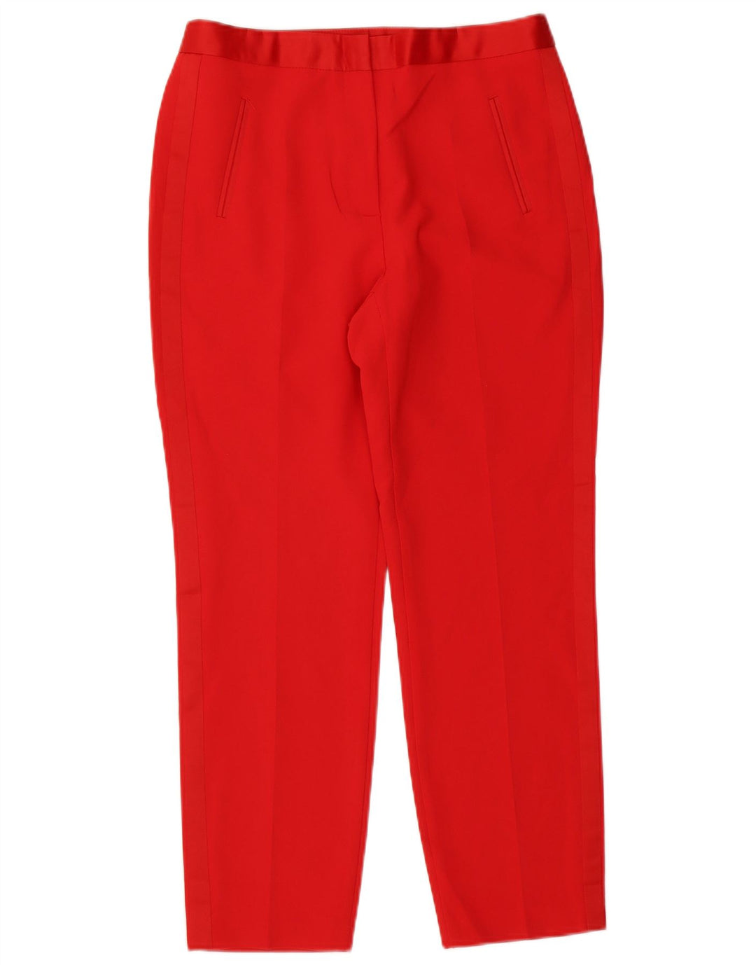 Zara Γυναικείο Slim Suit Παντελόνι Μεγάλο W32 L27 Κόκκινο