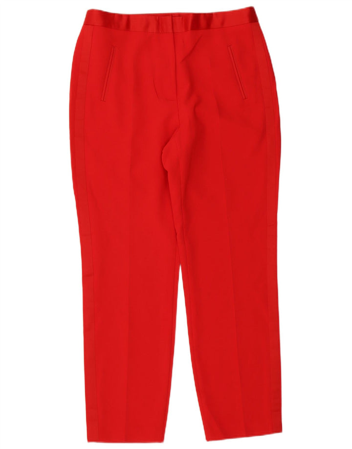 Zara Γυναικείο Slim Suit Παντελόνι Μεγάλο W32 L27 Κόκκινο