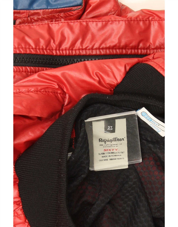 Refrigiwear Γυναικείο μπουφάν βροχής UK 18 XL Red Colourblock
