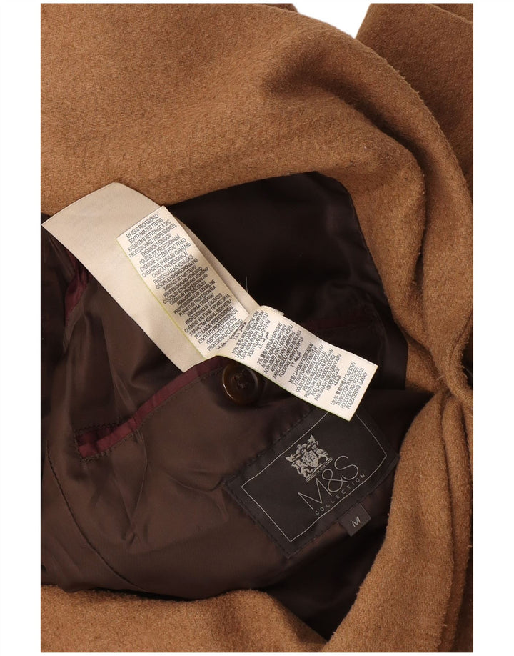 Marks & Spencer Ανδρικό μπλέιζερ με 2 κουμπιά μπουφάν UK 38 Μεσαίου καφέ πολυεστέρα