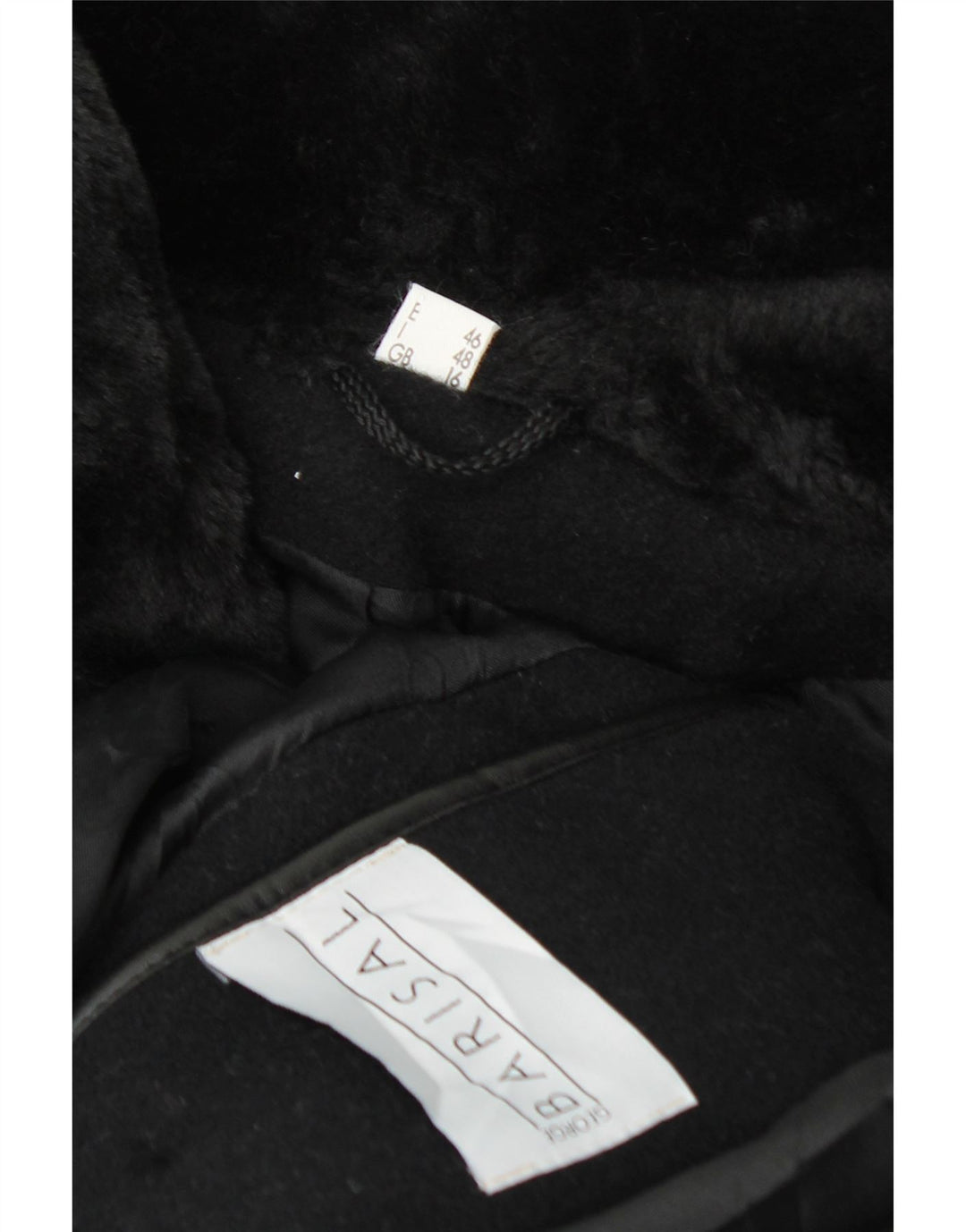 Γυναικείο Πανωφόρι Barisal UK 16 Large Black Wool