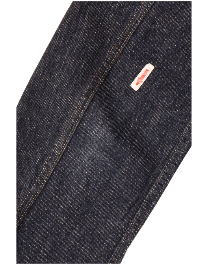 Indian Rags Ανδρικό Τζιν Μπουφάν UK 38 Medium Navy Blue Cotton