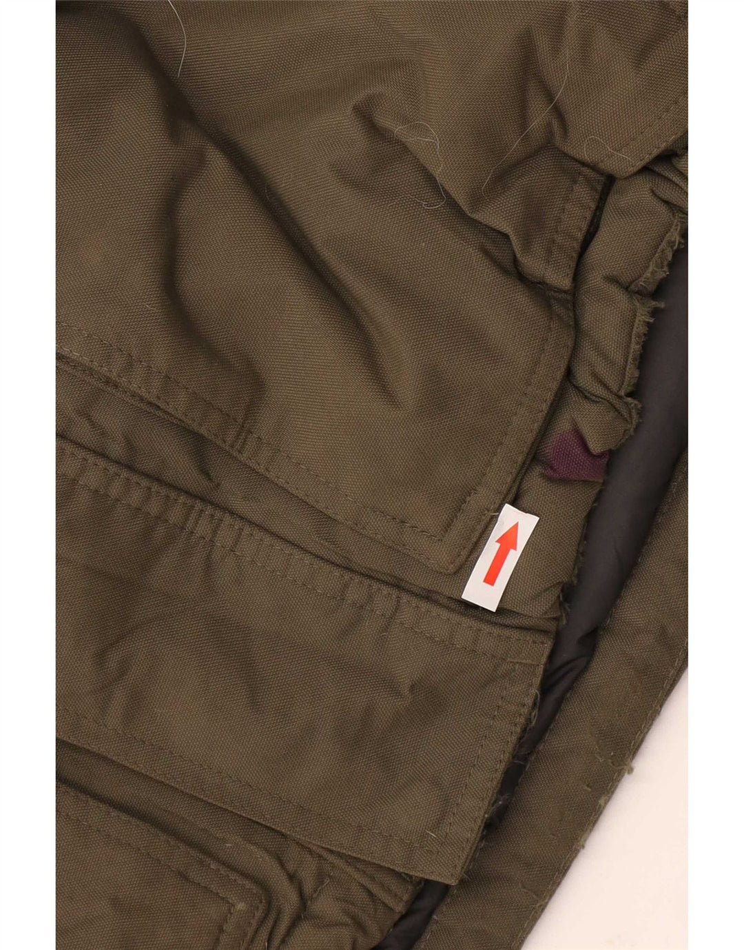 The North Face Ανδρικό μπουφάν με κουκούλα με επένδυση UK 38 Medium Khaki Nylon