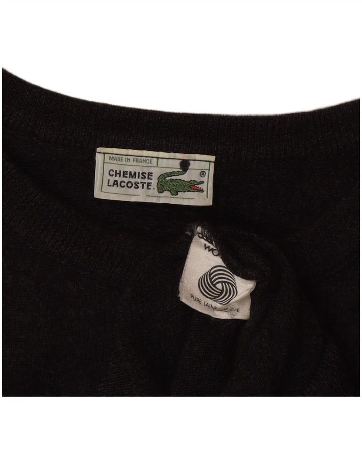 Ανδρικό πουλόβερ Lacoste Crew Neck Jumper Size 8 3XL Γκρι μαλλί