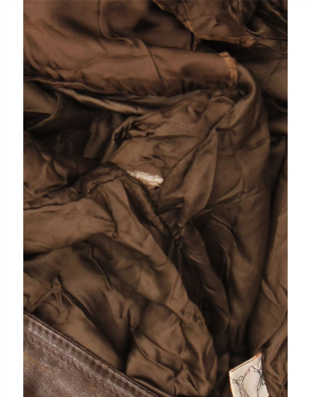 Ανδρικό δερμάτινο μπουφάν VINTAGE Military IT 50 Μεγάλο Καφέ