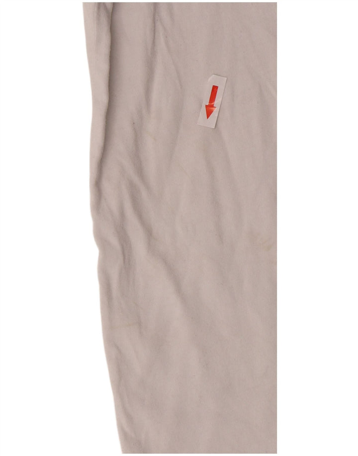 Ανδρικό γραφικό T-Shirt Adidas Top από μεσαίο λευκό βαμβακερό