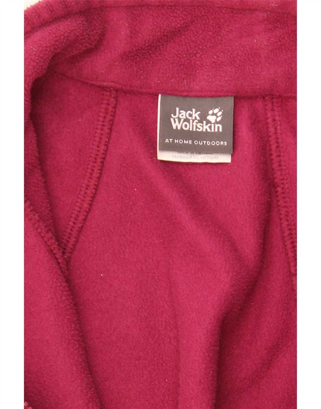 Jack Wolfskin Γυναικείο Fleece Jacket UK 12/14 Medium Pink Polyester