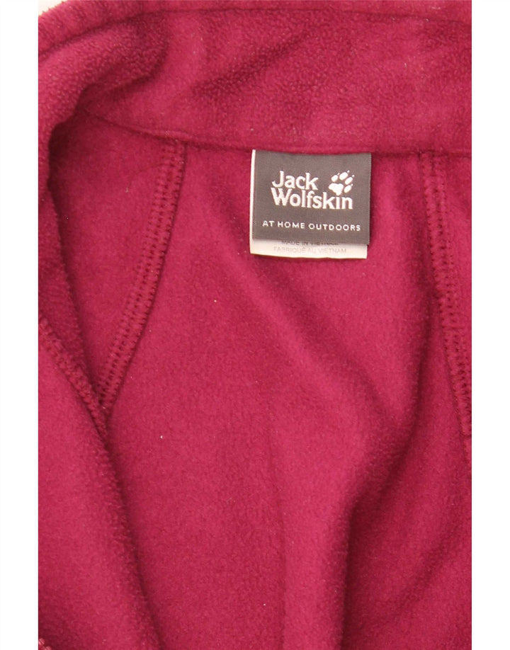 Jack Wolfskin Γυναικείο Fleece Jacket UK 12/14 Medium Pink Polyester