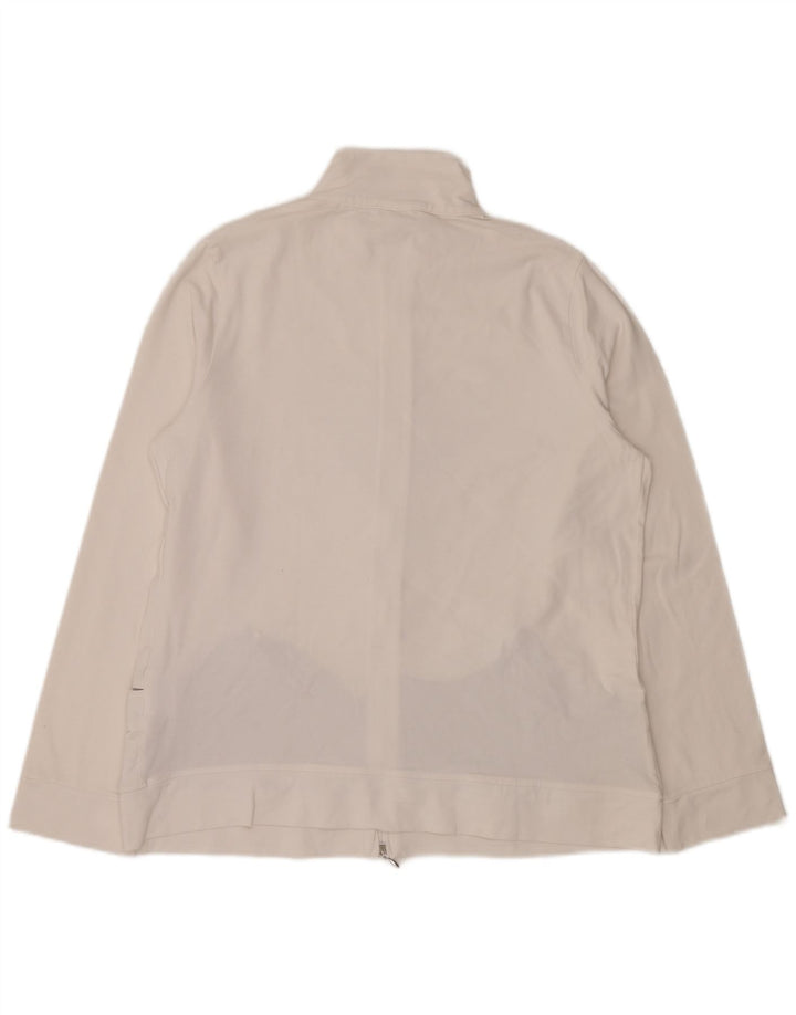 Γυναικεία αθλητική φόρμα CHAMPION Easy Fit Graphic Top Jacket UK 16 Large White