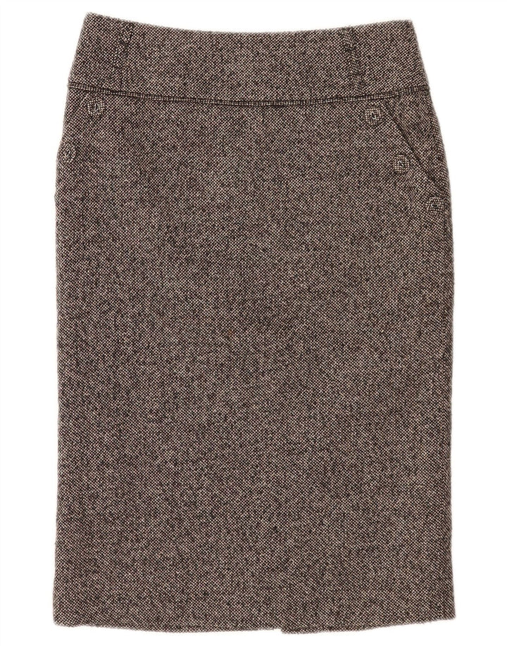 Monsoon Γυναικεία Pencil Φούστα UK 8 Small W30 Grey Flecked