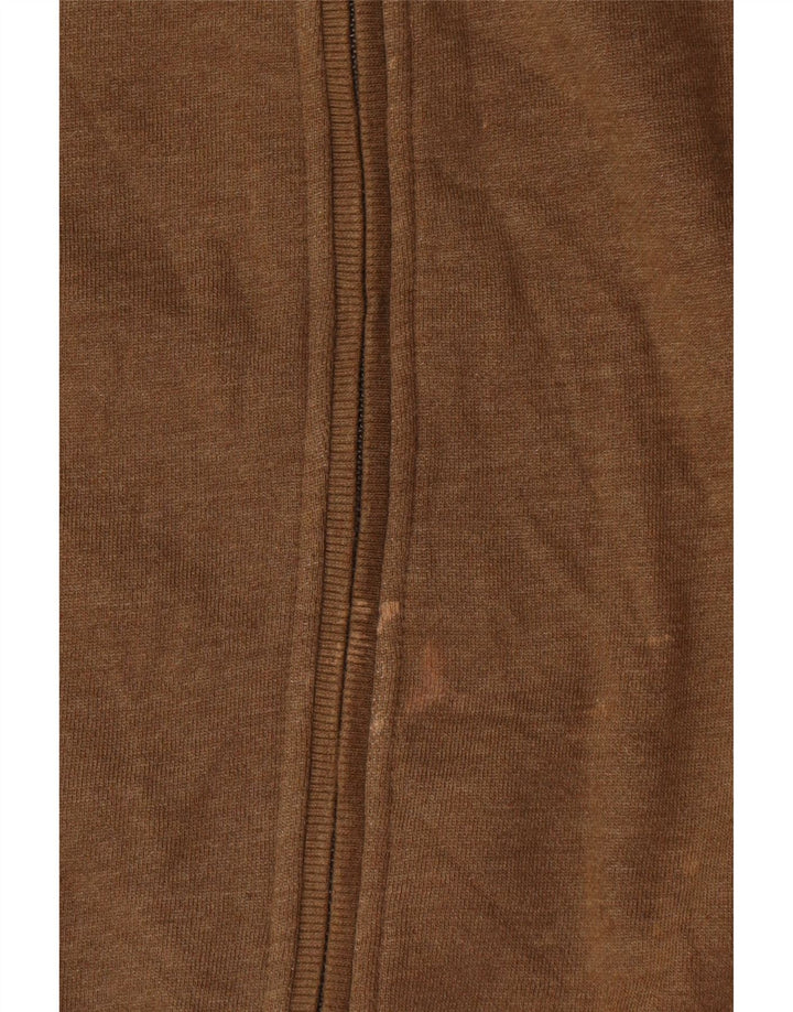 Ανδρική αθλητική φόρμα Crew Clothing Top Jacket καφέ βαμβακερό