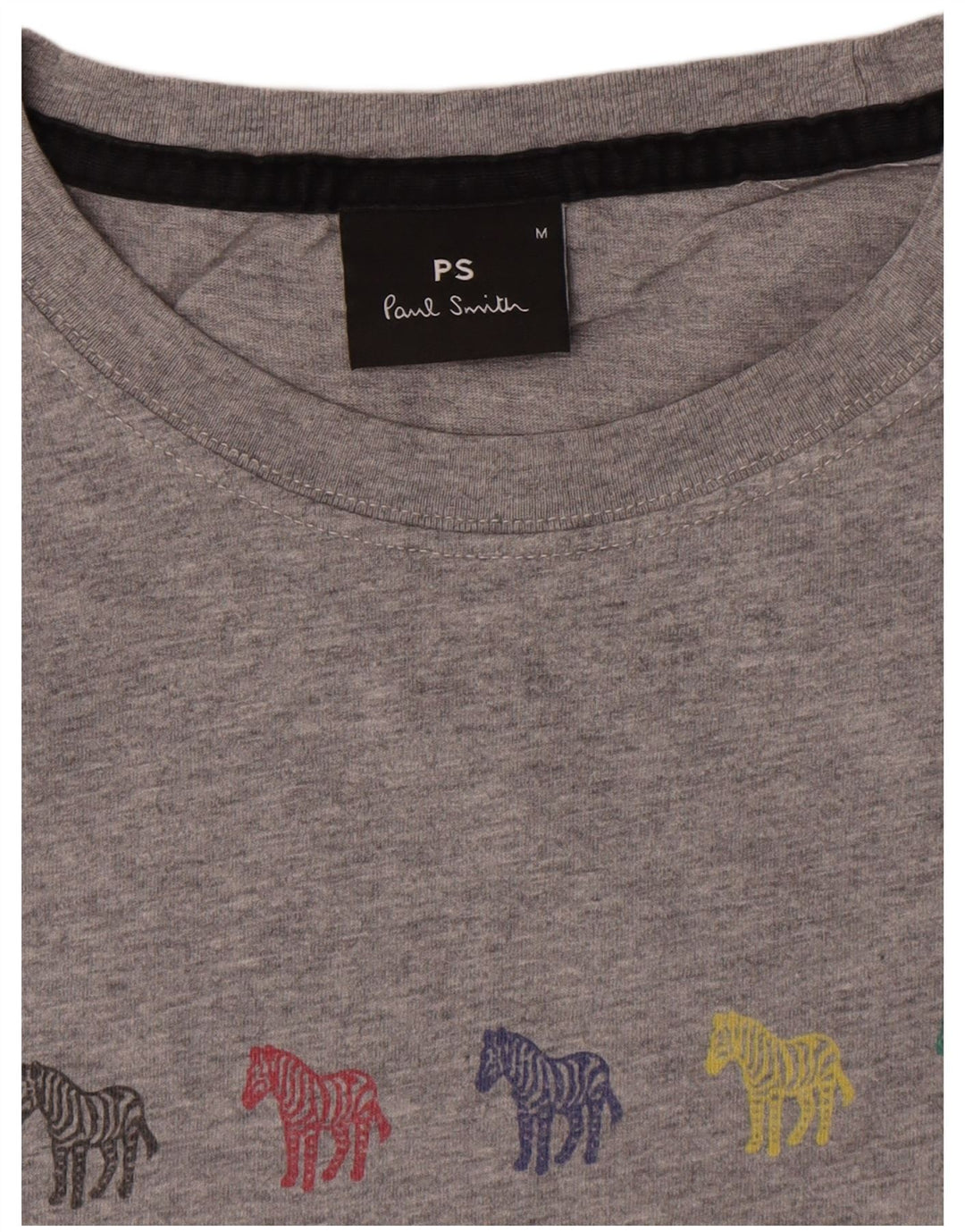 Γυναικείο γραφικό μπλουζάκι Paul Smith Top UK 14 μεσαίο γκρι βαμβακερό