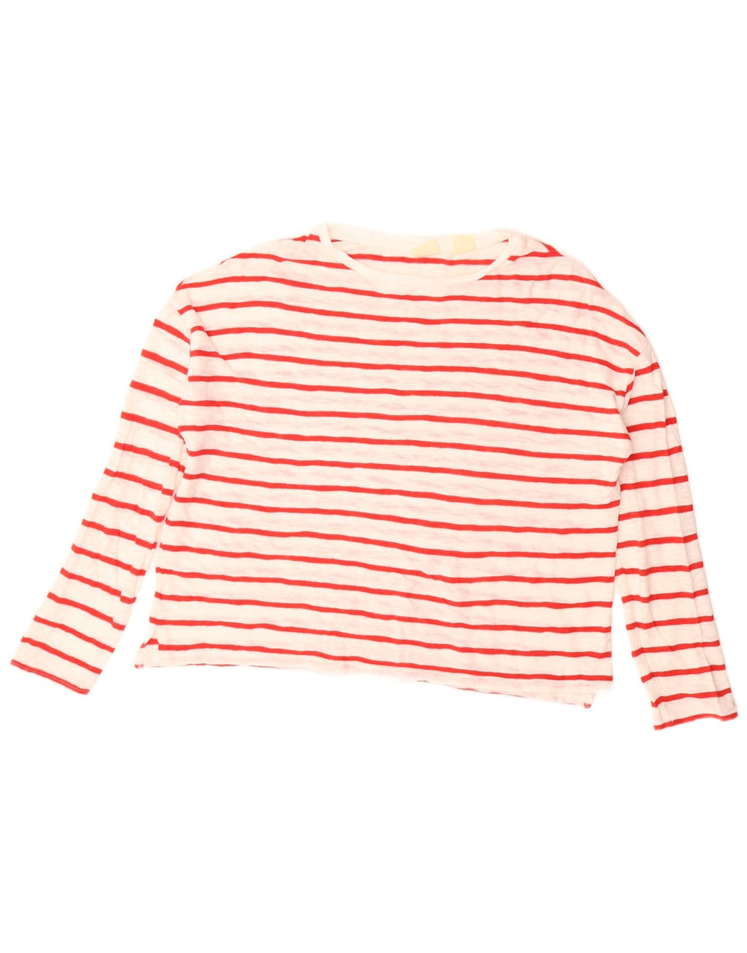 Γυναικείο Levi's Oversized μακρυμάνικο UK 10 Small White ριγέ
