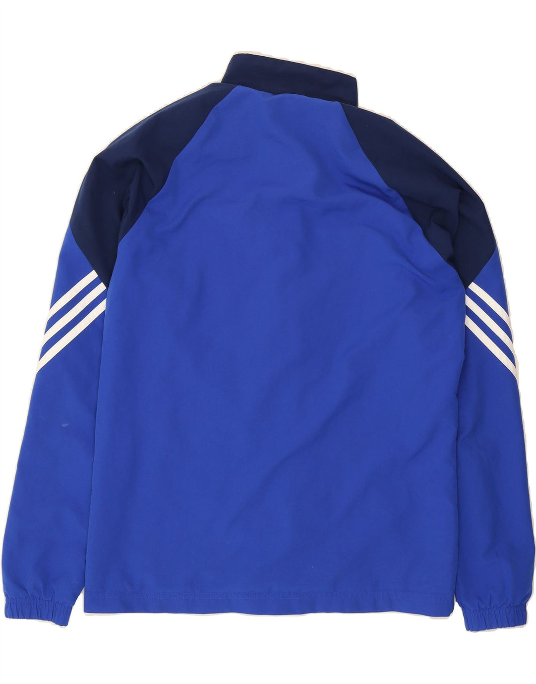 ADIDAS Mens Tracksuit Top Jacket Medium Blue Colourblock Polyester Vintage Adidas and Second-Hand Adidas from Messina Hembry 