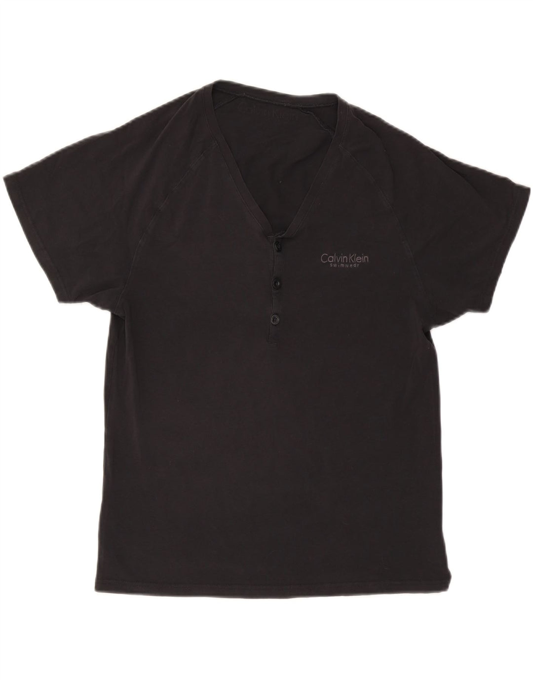 Ανδρικό T-Shirt Calvin Klein Top Large Μαύρο Βαμβακερό