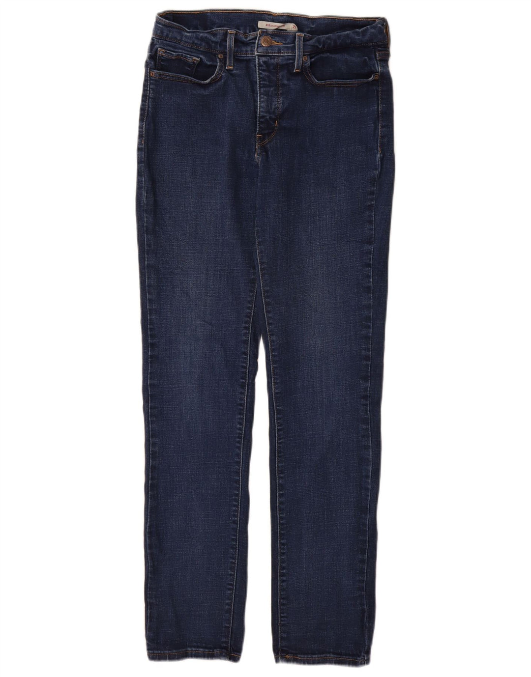 Levi's Womens 312 Shaping Slim Jeans W29 L32 Navy Blue Cotton