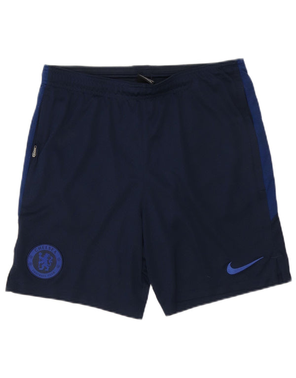 Ανδρικά σορτς Nike Chelsea FC με μεσαίο μπλε ναυτικό πολυεστέρα