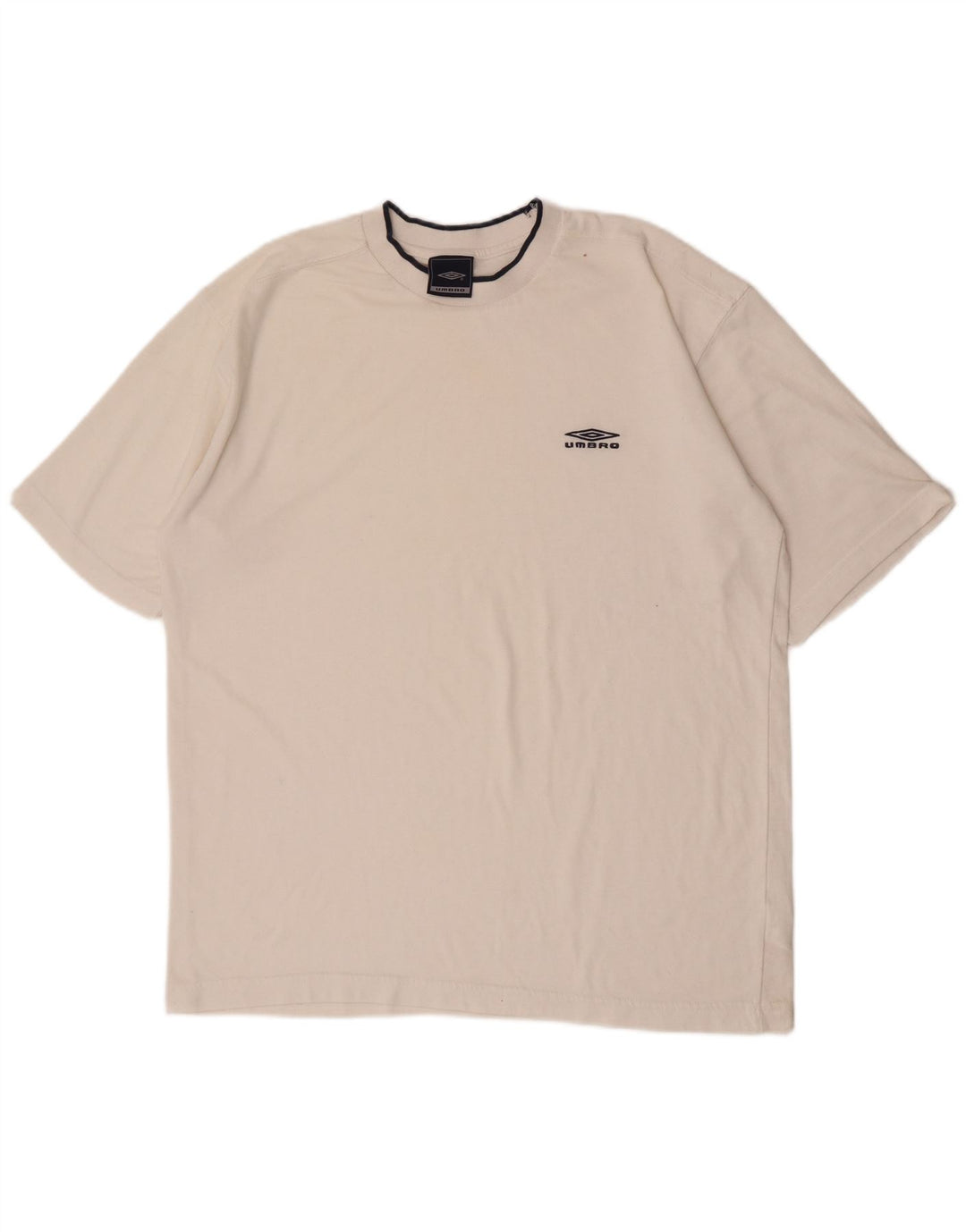 Ανδρικό γραφικό T-Shirt Umbro Top Large Off White Πολυεστέρας