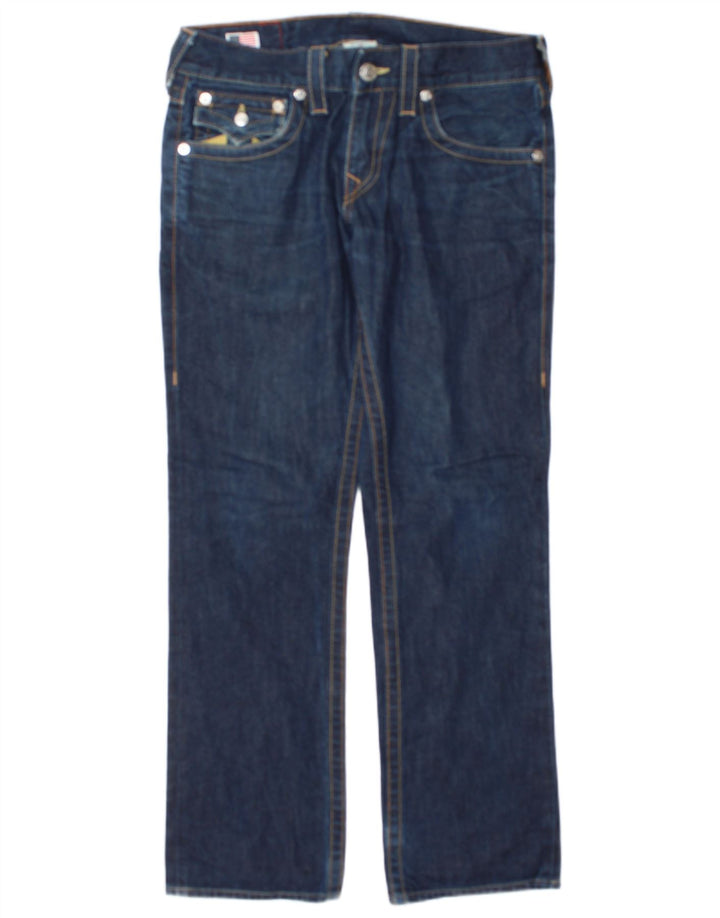 Ανδρικό τζιν ίσιο True Religion W30 L31 Μπλε βαμβακερό