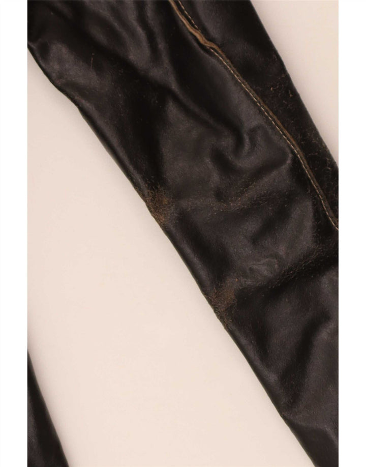Conbipel Γυναικεία Trench Δερμάτινη Παλτό IT 42 Medium Black