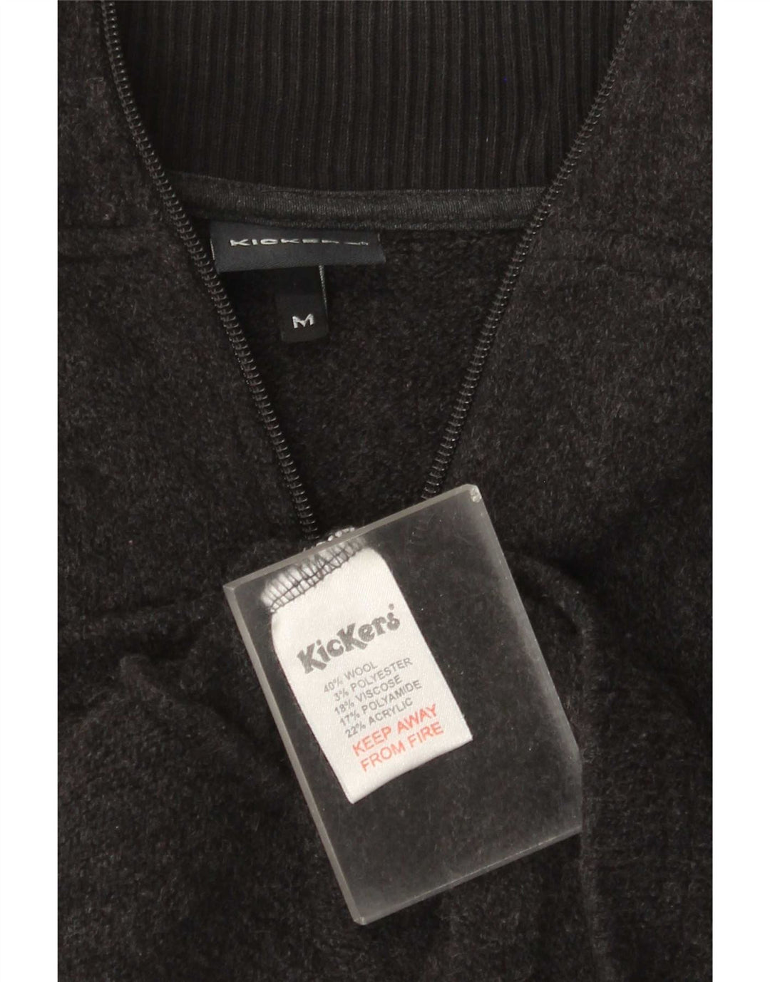 Γυναικεία ζακέτα Kickers UK 14 Medium Grey Wool