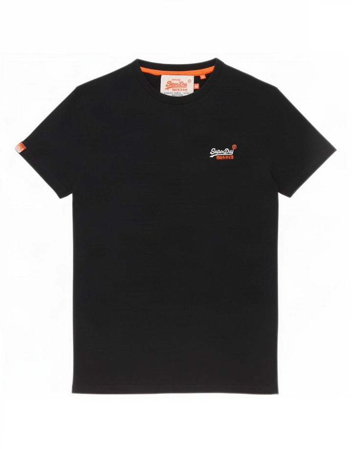 Ανδρικό T-Shirt Superdry Top Μεσαίο μαύρο βαμβακερό