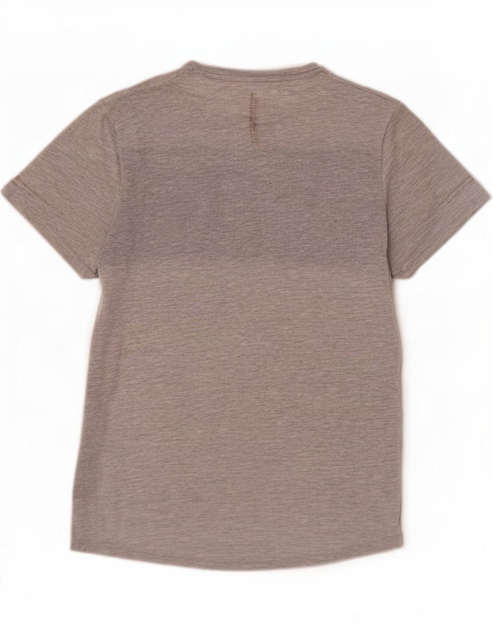 Ανδρικό γραφικό μπλουζάκι Superdry Top Large Grey Colourblock Πολυεστέρας