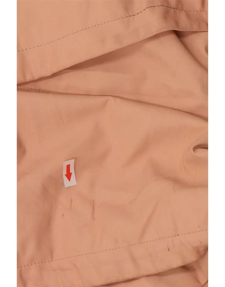 Zara Γυναικείο Αδιάβροχο με κουκούλα UK 10 Small Pink Πολυουρεθάνη