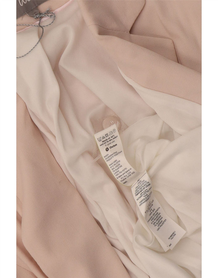 Marks & Spencer Γυναικείο μπουφάν 3/4 μανίκι ανοιχτό μπλέιζερ UK 12 Medium Pink
