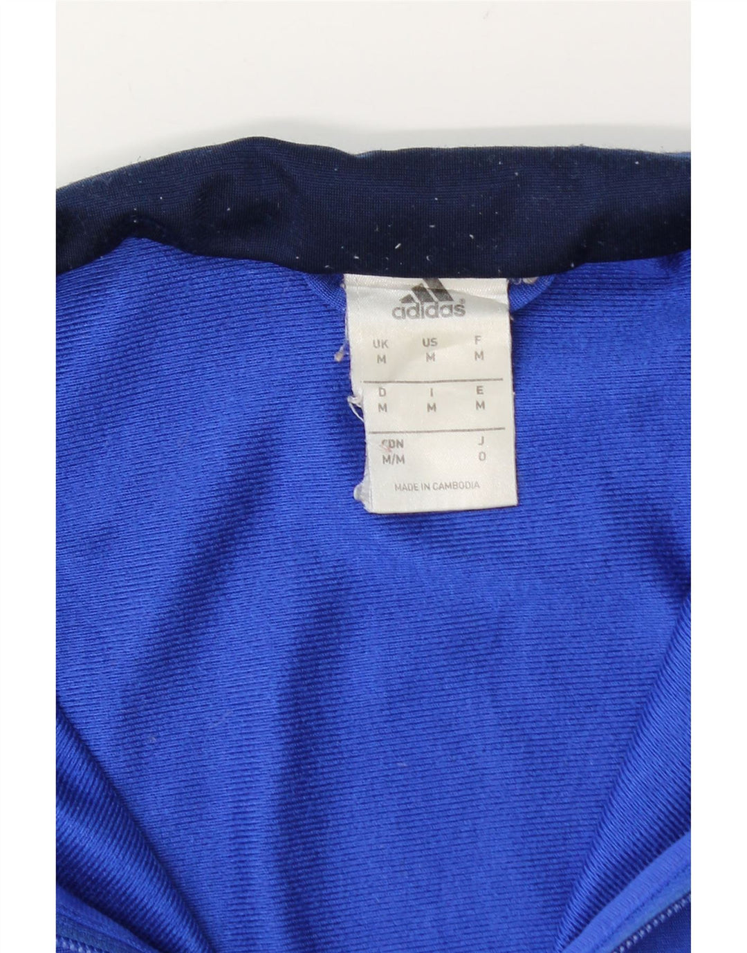 Ανδρική αθλητική φόρμα Adidas Top Jacket μεσαίου μπλε χρώματος πολυεστέρας