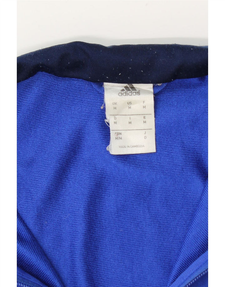Ανδρική αθλητική φόρμα Adidas Top Jacket μεσαίου μπλε χρώματος πολυεστέρας