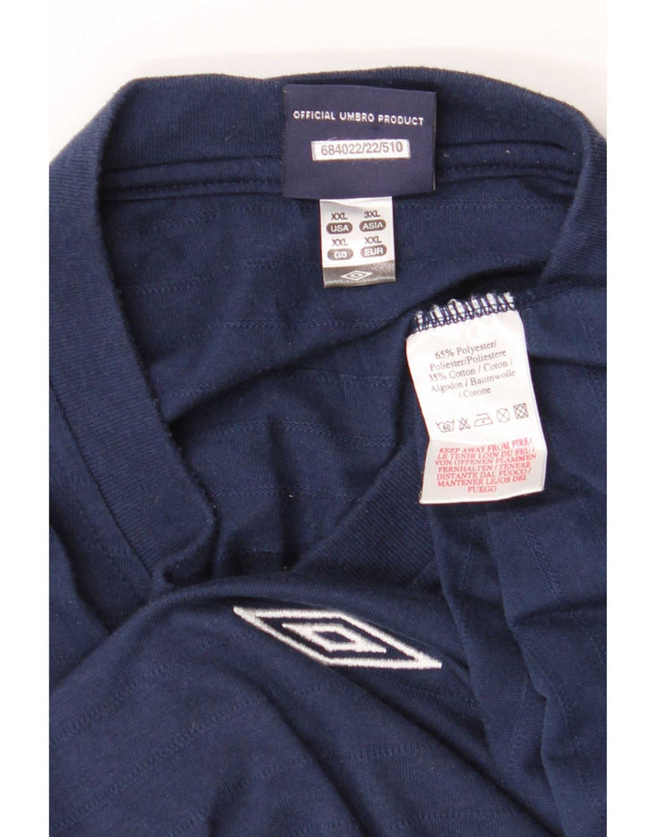 Ανδρικό T-Shirt Umbro Top 2XL Navy Blue Polyester