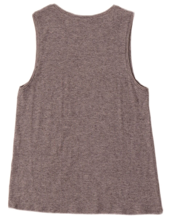 Zara Γυναικείο Γιλέκο Τοπ UK 12 Medium Grey Flecked